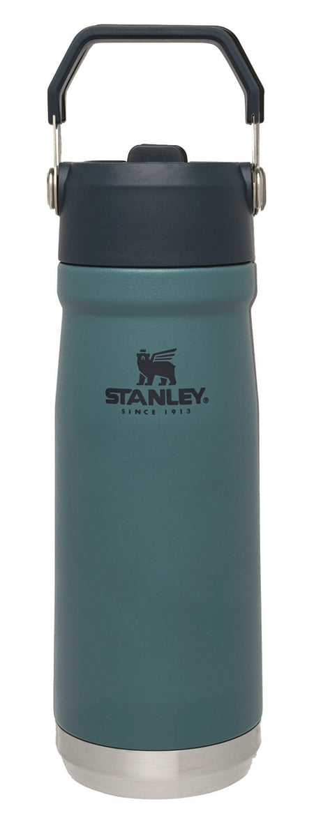 Stanley® IceFlow 22oz Flip Straw Water Bottle, blue - Etched