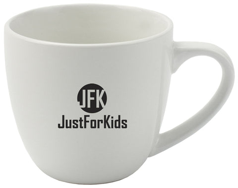 Cappuccino 16oz white mug vitrified