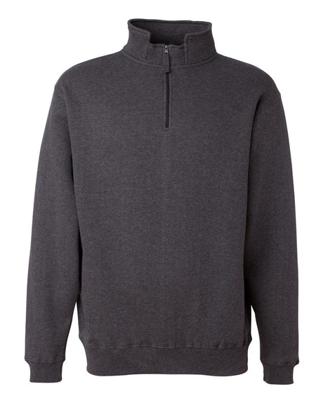 J. America Heavyweight Fleece Quarter-Zip Sweatshirt