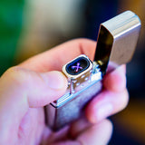 Matte Zippo® Lighter & Rechargeable Electric Lighter Insert Gift Set