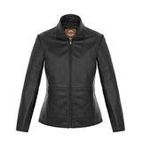 Milan Ladies Lamb Leather Jacket