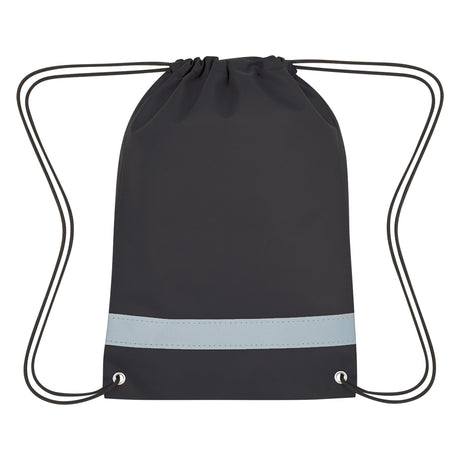 Lil' Bit Reflective Non-woven Drawstring Bag