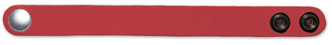 Leather Bracelet red 0.75