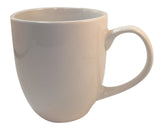 Fable, 16oz porcelain bistro style mug white