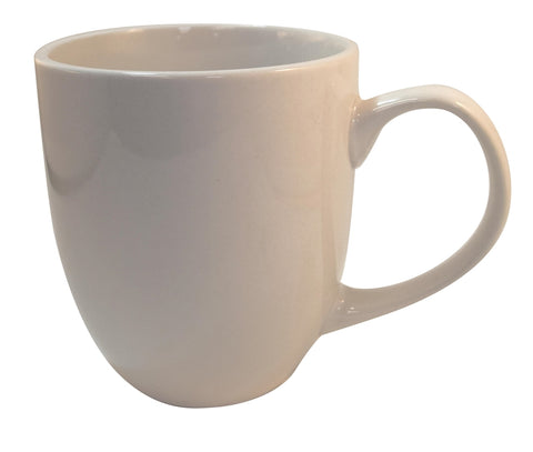 Fable, 16oz porcelain bistro style mug white