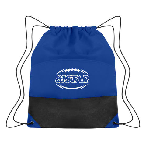 Non-woven Two-tone Drawstring Sports Pack