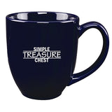 Economy Bistro 16oz cobalt ceramic mug