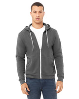 BELLA+CANVAS Unisex Sponge Fleece Full-Zip Hooded Sweatshirt