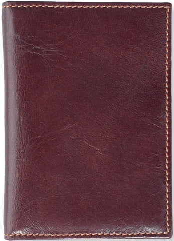 Deluxe Business Card holder wine top grain cowhide
