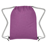 Crosshatch Non-woven Drawstring Bag