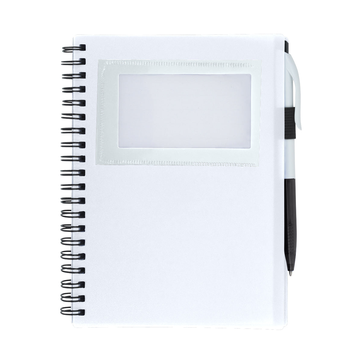 Spiral Notebook With Id Window