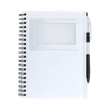 Spiral Notebook With Id Window