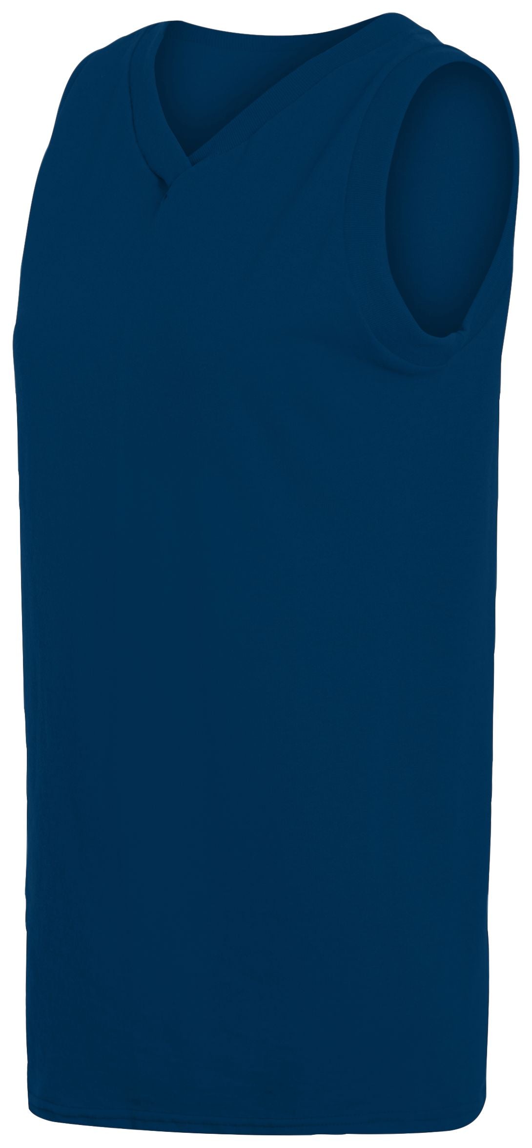 Ladies' Sleeveless V-Neck Poly/Cotton Jersey