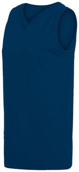 Ladies' Sleeveless V-Neck Poly/Cotton Jersey