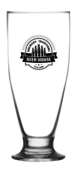 ~ Cin-Cin 16oz clear glass pilsner - Bulk Packaging/Pallet