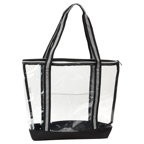 Diamond Clear TPU Zippered Tote