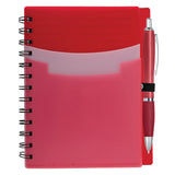 Tri-pocket Notebook & Satin Pen