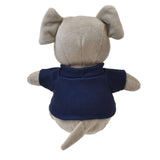 6" Mini Me Gray Brooklyn Bulldog w/T-Shirt