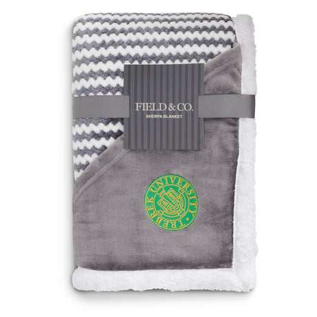 Field & Co.® Chevron Striped Sherpa Blanket