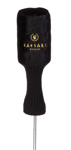 Plush Black Golf Head Cover