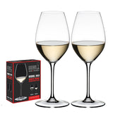 Friendly 003, 15.5oz RIEDEL crystal stemmed wine glass S/2 in an RIEDEL Retail gift box (Undecorated