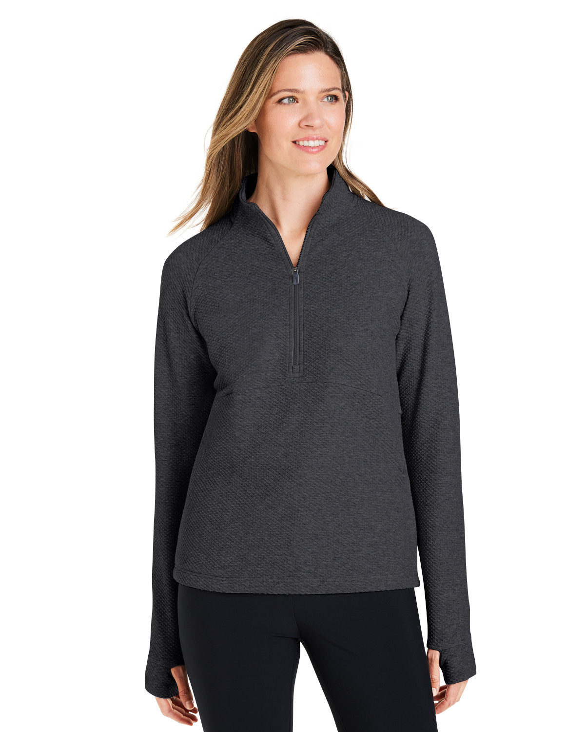 NORTH END Ladies' Spirit Textured Quarter-Zip