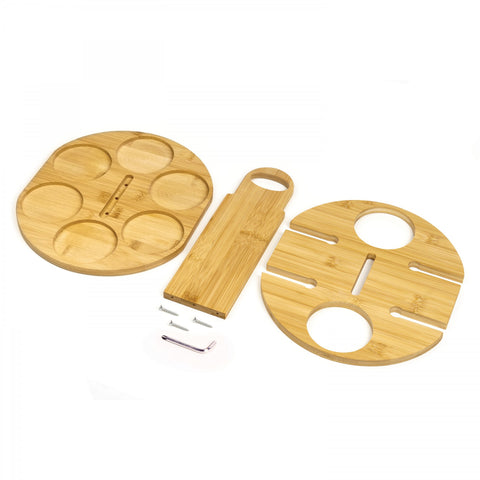 Bamboo Bottle/Glass Organizer