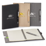 Linen Refillable Hard Cover Journal Combo