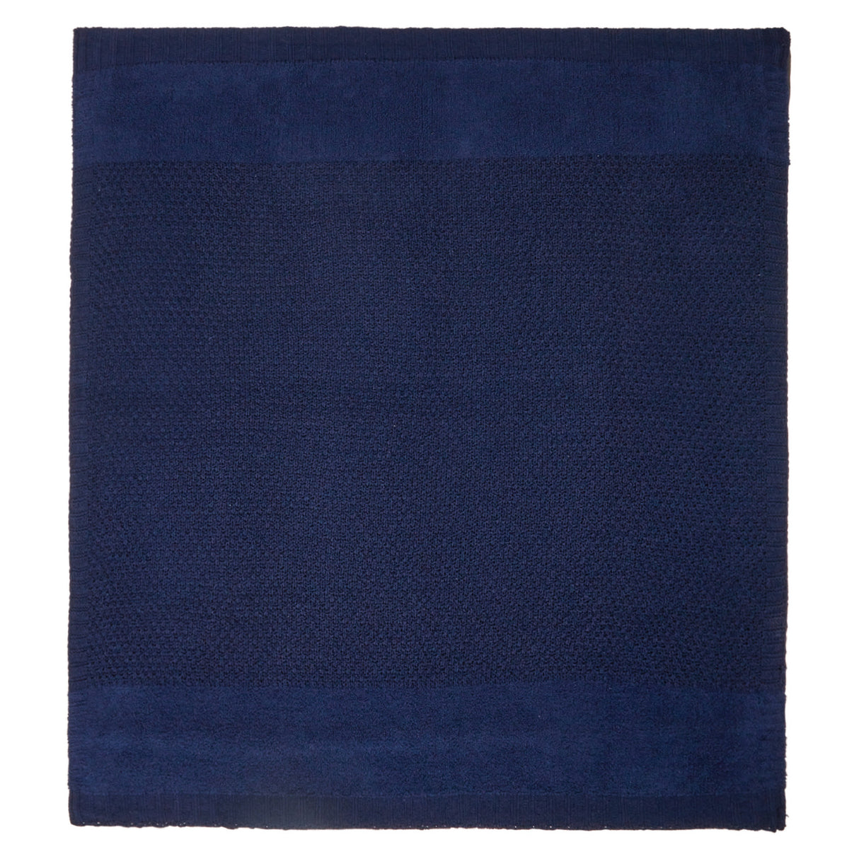 72 Hr Fast Ship - Crochet Knit Blanket, 50x60, with Lasered logo patch, NO SETUP CHARGE