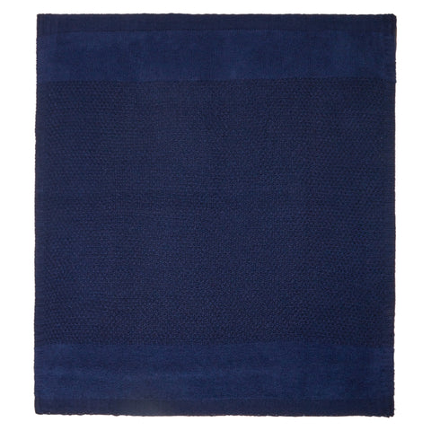 72 Hr Fast Ship - Crochet Knit Blanket, 50x60, with Lasered logo patch, NO SETUP CHARGE