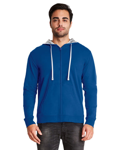 NEXT LEVEL APPAREL Adult Laguna French Terry Full-Zip Hooded Sweatshirt