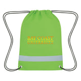 Lil' Bit Reflective Non-woven Drawstring Bag