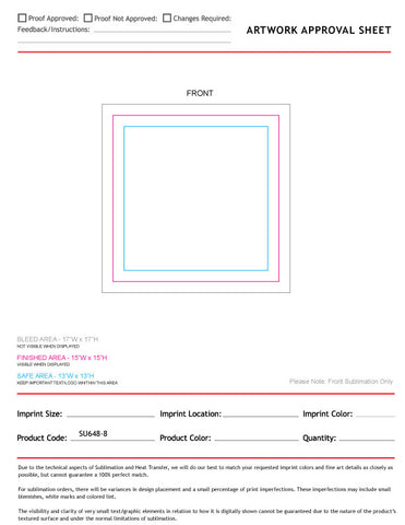 24 Hr Express Ship - Microfiber Dri-Lite Suede Shammy Cooling Towel, 15x15, Sublimated Edge to Edge