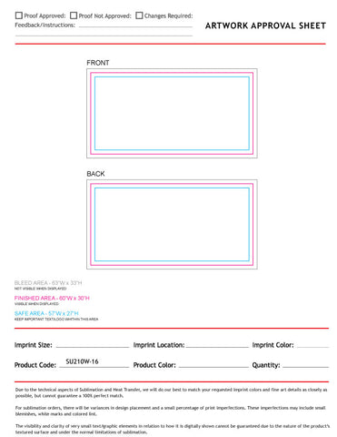 Camping Towel in Absorbent and Compact Microfiber Dri-Lite Terry, 30x60, Sublimated 2 sides