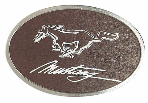 Oval solid pewter buckle only