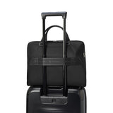 14'' Victoria Signature Black Briefcase w/10" Tablet Pocket
