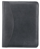 Textured Nappa Leather Writing Folio black