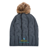 Cameron Cable Knit Pom Beanie
