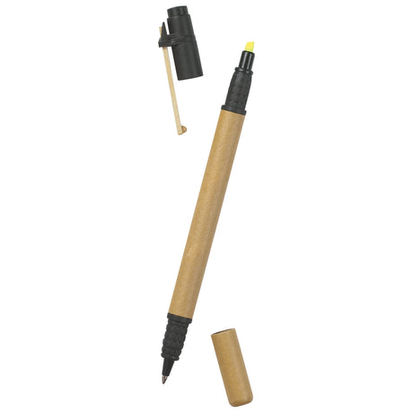Dual Function Eco-inspired Pen With Highlighter