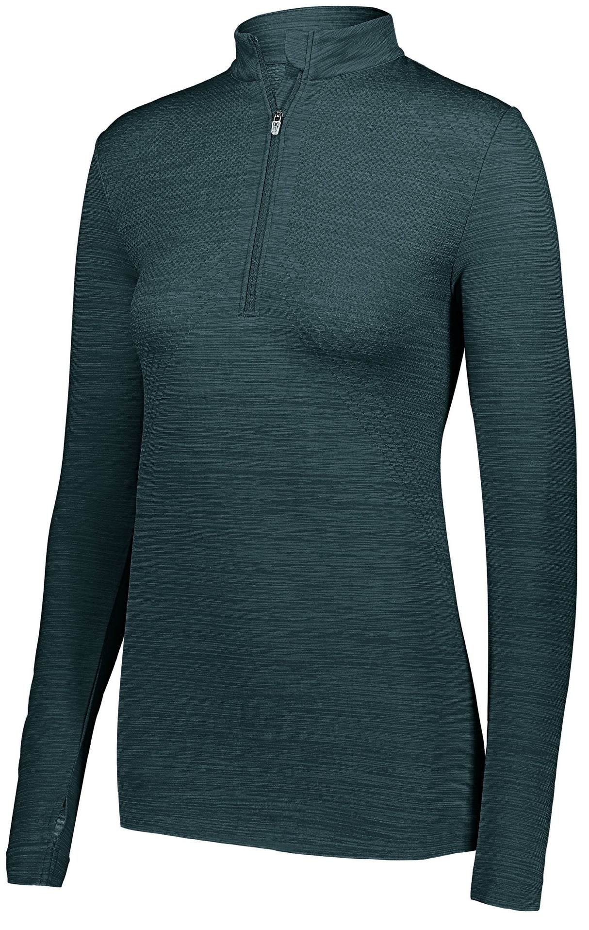 Ladies' Striated 1/2 Zip Pullover