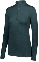 Ladies' Striated 1/2 Zip Pullover