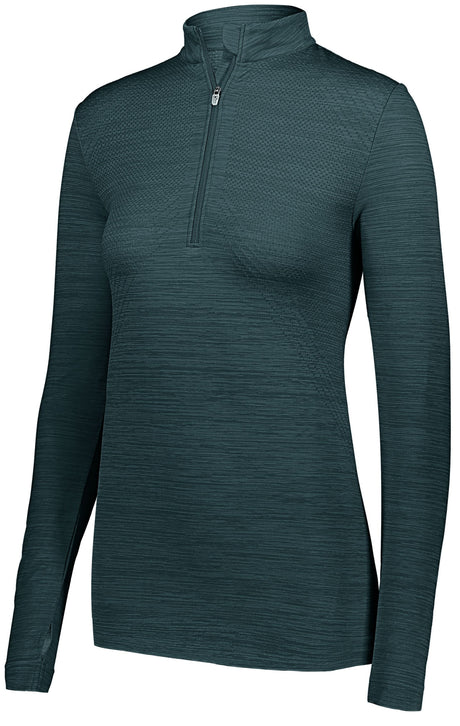 Ladies' Striated 1/2 Zip Pullover