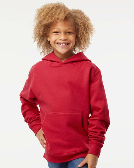 Independent Trading Co. Youth Midweight Hooded Pullover Sweatshirt
