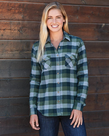 Weatherproof® Women's Vintage Brushed Flannel Long Sleeve Shirt