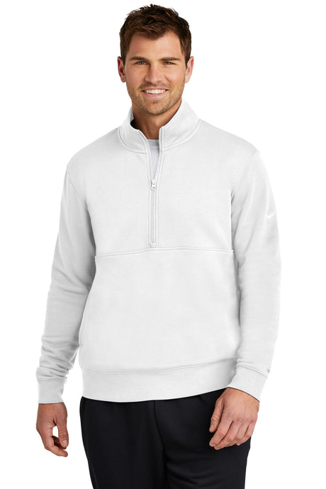 Nike Club Fleece Sleeve Swoosh ¬Ω-Zip Shirt