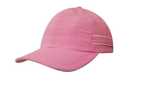 Microfiber Sports Cap w/Piping & Sandwich