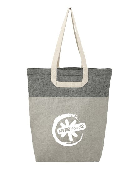 Recycled Cotton U-Handle Book Tote