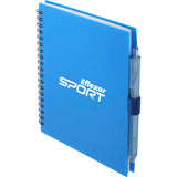 5.5" x 7" FSC Recycled Spiral Notebook w/ RPET Pe