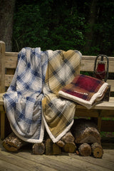 Cottage Plaid Throw (Laser Patch)