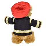 8.5" Standing Bailee Bear w/Fireman Outfit